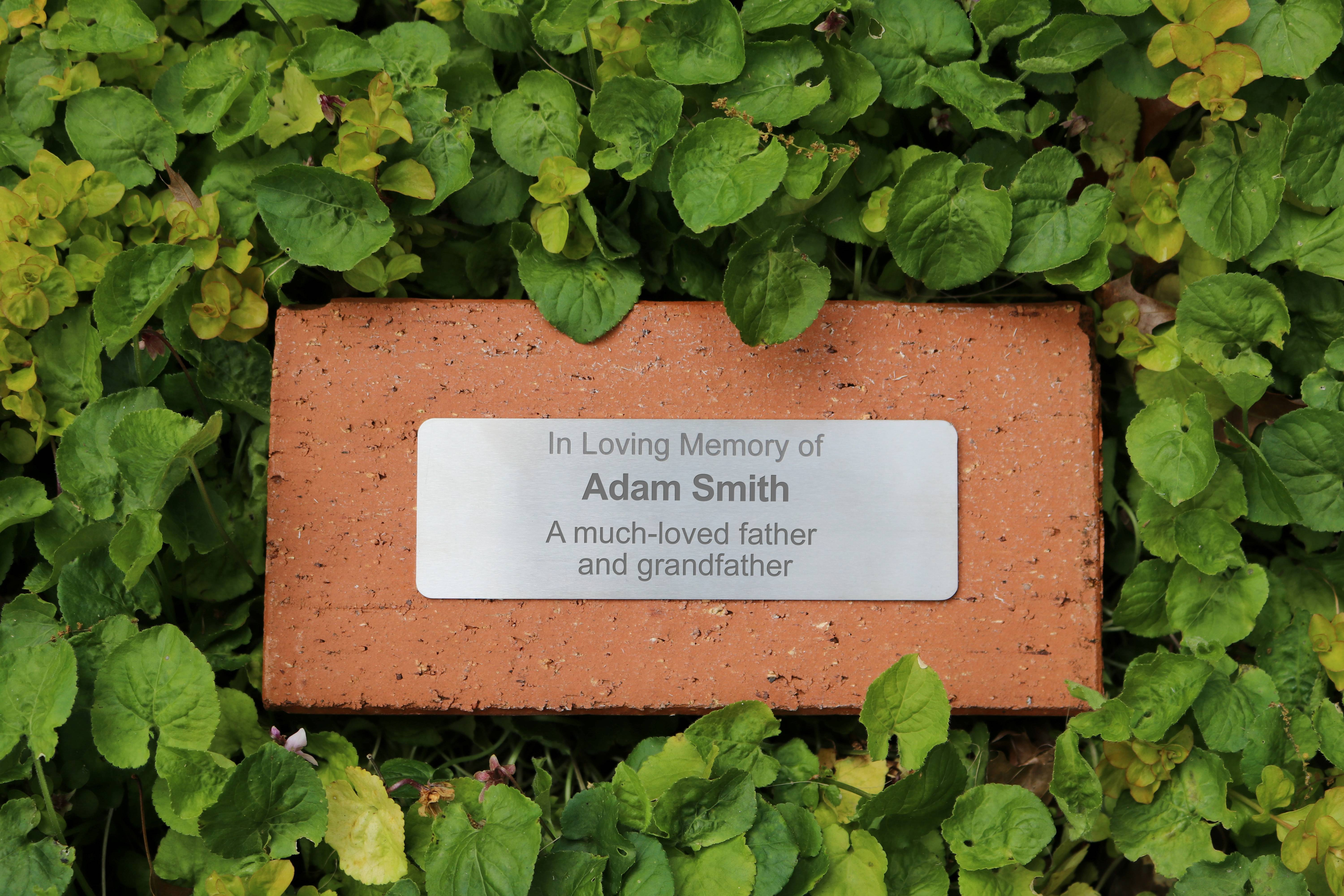 Memorial Brick Plaque